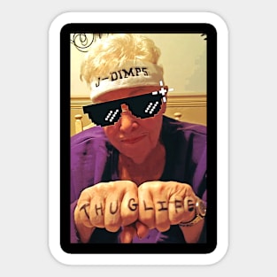 j - dimps | thug Life Meme Sticker